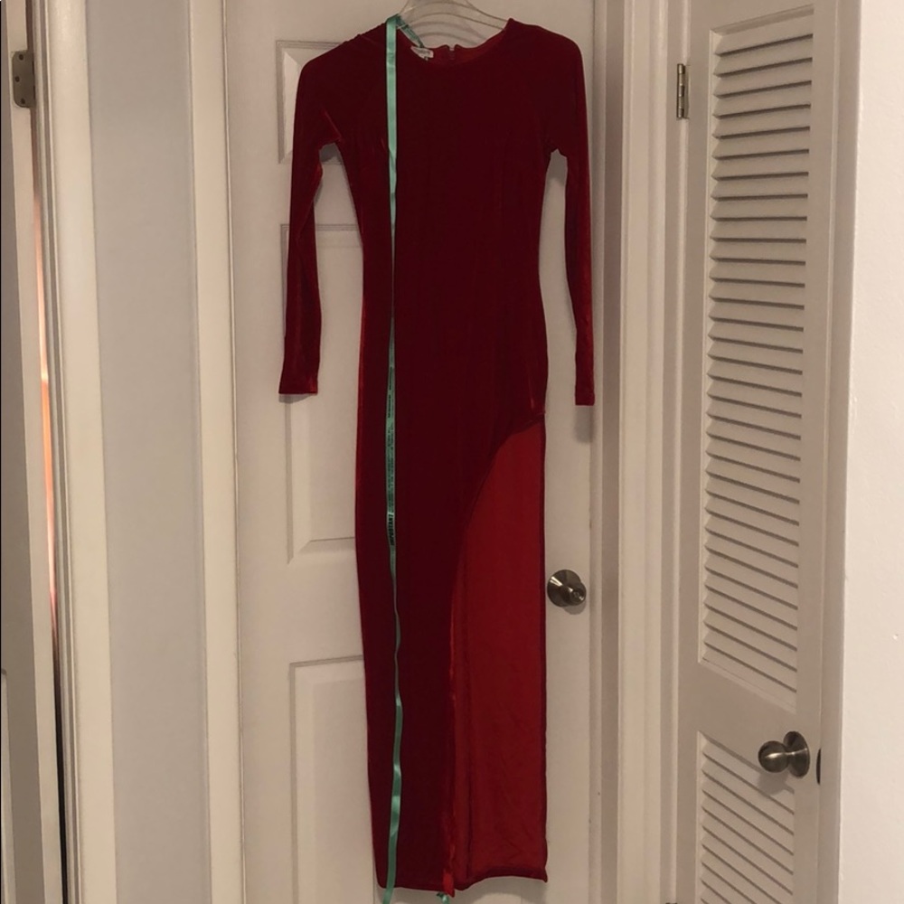 Mistress Rocks Red Velvet Dress
